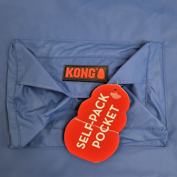 Kong Outerwear Packable Purple Rain Jacket Size Small - Picture 8 of 8